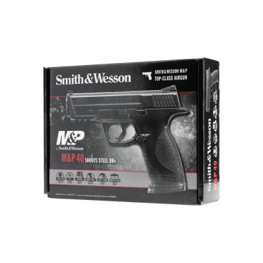 Pistolet Smith et Wesson M&P40 Black CO2 CAL BB/4.5