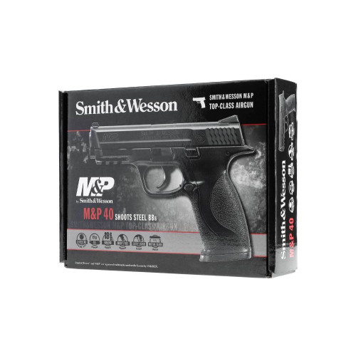 Pistolet Smith et Wesson M&P40 Black CO2 CAL BB/4.5