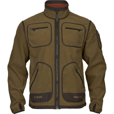 Veste Polaire Kamko Dark olive/Arabian spice reversible Harkila