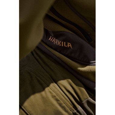 Veste Polaire Kamko Dark olive/Arabian spice reversible Harkila