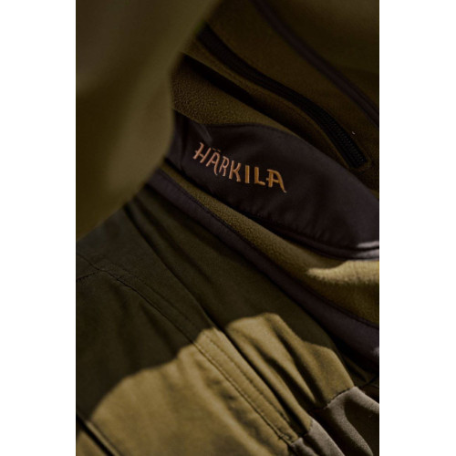 Veste Polaire Kamko Dark olive/Arabian spice reversible Harkila