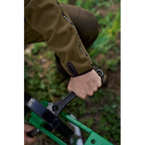 Veste Polaire Kamko Dark olive/Arabian spice reversible Harkila