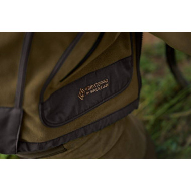 Veste Polaire Kamko Dark olive/Arabian spice reversible Harkila