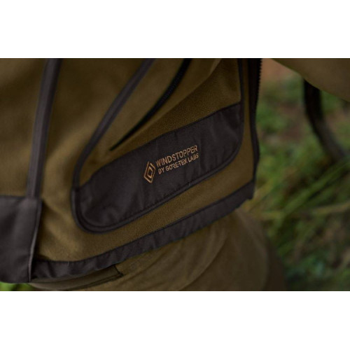 Veste Polaire Kamko Dark olive/Arabian spice reversible Harkila