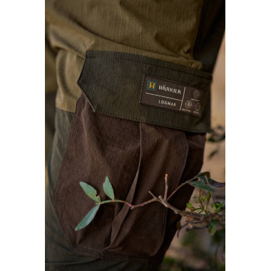 Pantalon Logmar Lightweight Zip-off Dark olive/Willow green