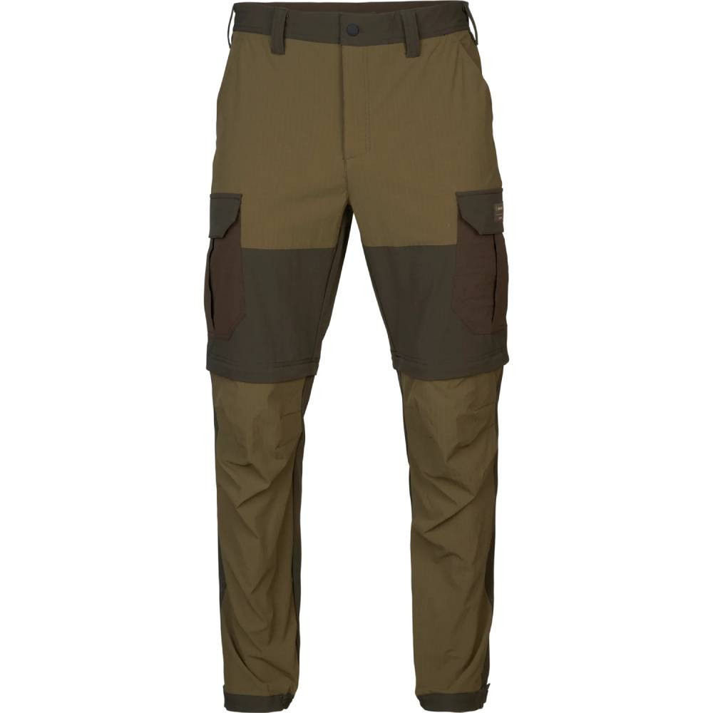 Pantalon Logmar Lightweight Zip-off Dark olive/Willow green