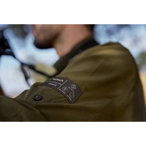 Chemise Logmar Lightweight L/S Dark olive/Willow green