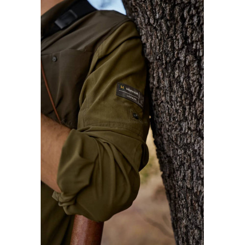 Chemise Logmar Lightweight L/S Dark olive/Willow green