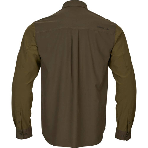 Chemise Logmar Lightweight L/S Dark olive/Willow green