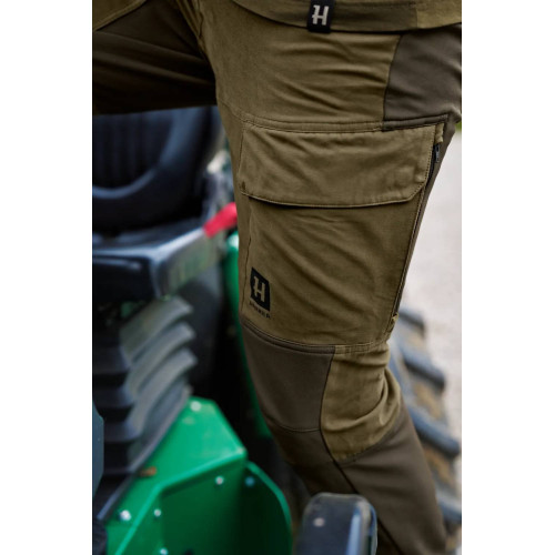 Pantalon Härkila Scandinavian Dark olive/Willow green