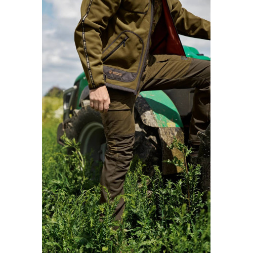 Pantalon Härkila Scandinavian Dark olive/Willow green