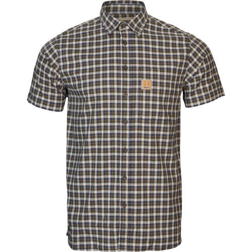 Chemisette Fjell Naval Blue Check Härkila