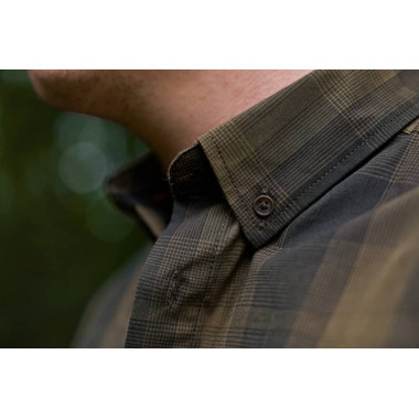 Chemise Akkan Willow green/Shadow brown