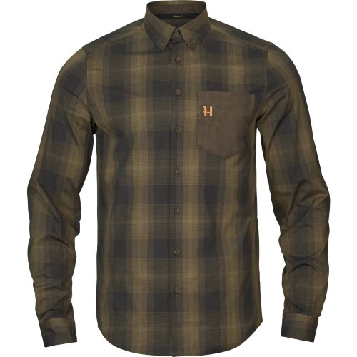 Chemise Akkan Willow green/Shadow brown