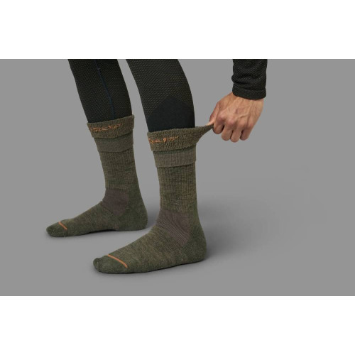 Chaussette Pro Hunter 2.0 Short Willow green/Shadow brown Harkila
