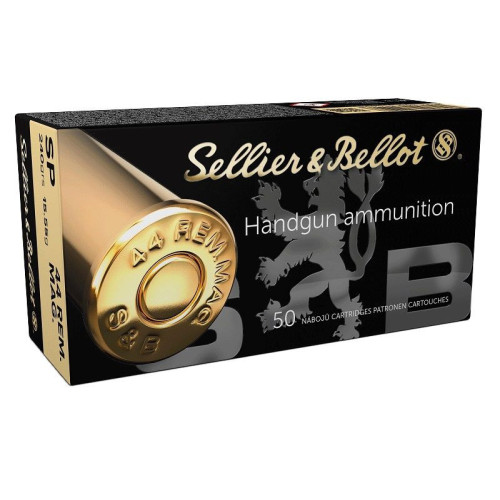 Cartouches cal.44 rem. mag. SP S&B 31140 Bte  50