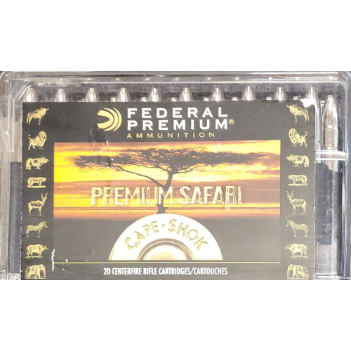 Cartouches Federal 416Rem Mag 400G TB-BC "CAPE-SHOK"