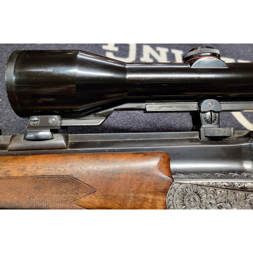 Carabine Winkler Kipplauf:7X65R  + lunette Zeiss 1,5-6x42 ret.4 d'occasion