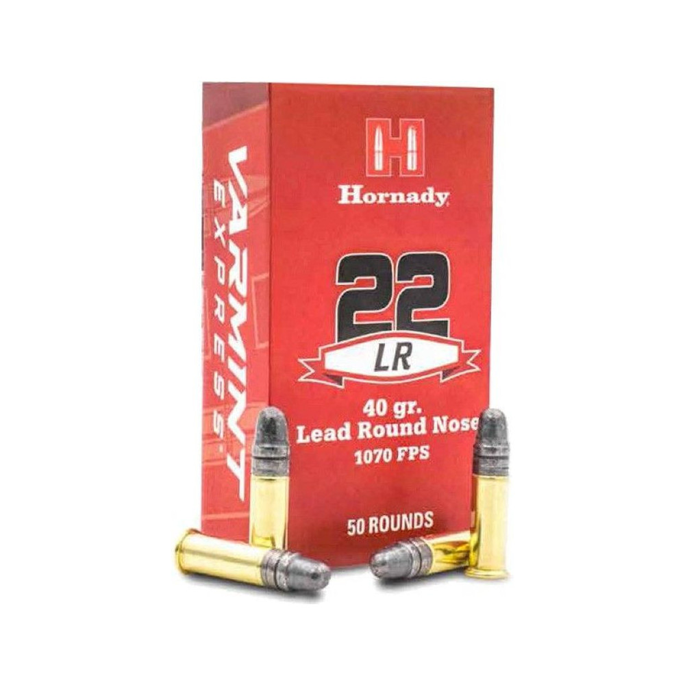 Cartouches Hornady 22lr 40gr LRN