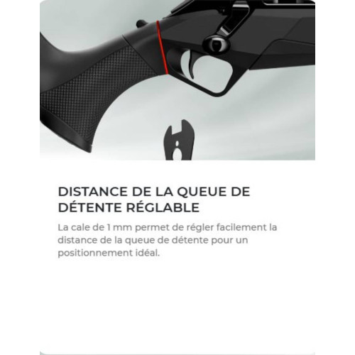 Carabine Lupo synthétique noire 30-06 fileté 14X100+Micro H-2