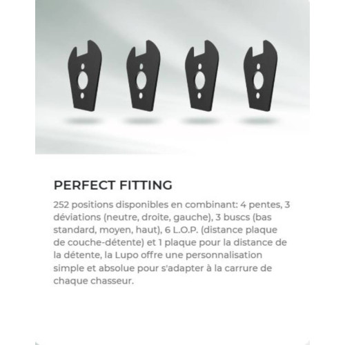 Carabine Lupo synthétique noire 30-06 fileté 14X100+Micro H-2