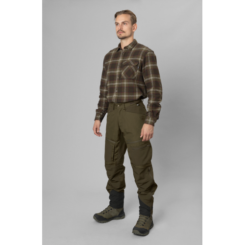Chemise Glen Flannel Shirt Pine green check Seeland