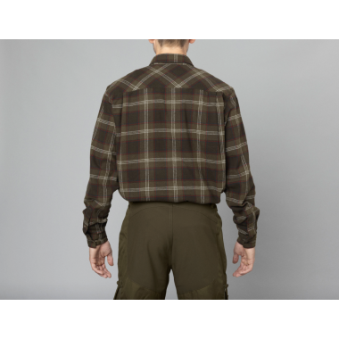 Chemise Glen Flannel Shirt Pine green check Seeland