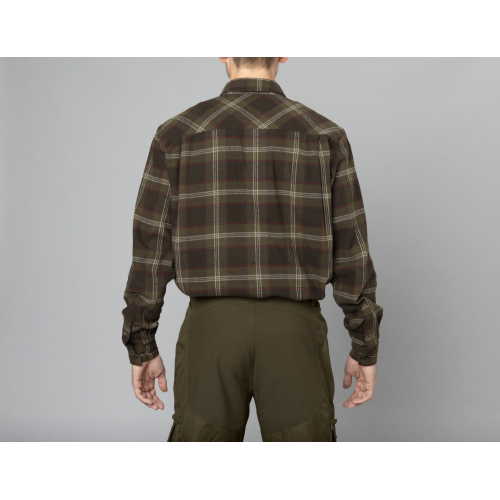 Chemise Glen Flannel Shirt Pine green check Seeland