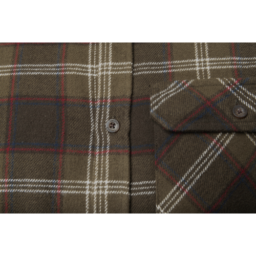 Chemise Glen Flannel Shirt Pine green check Seeland
