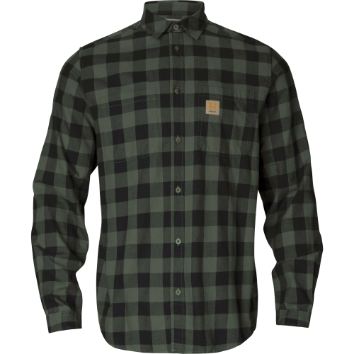 Chemise Härkila Scandinavian L/S shirt Green Check