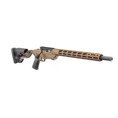 Carabine Ruger Precision Rimfire Marron Bronze 22LR 10Cps 18" 46cm Filete 1/2-28"