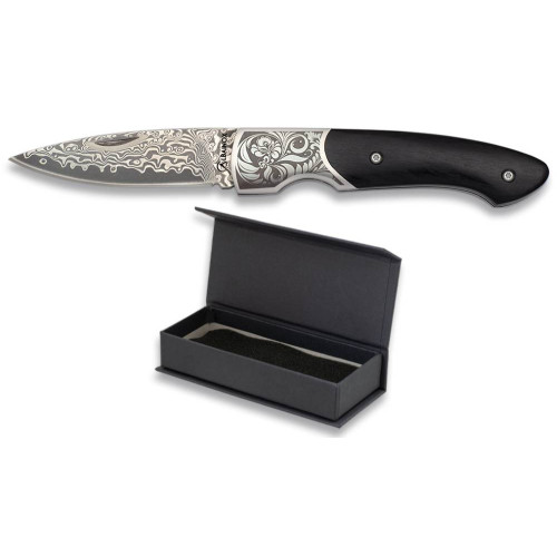 Couteau pliant damassé Albainox.Lame 7.2
