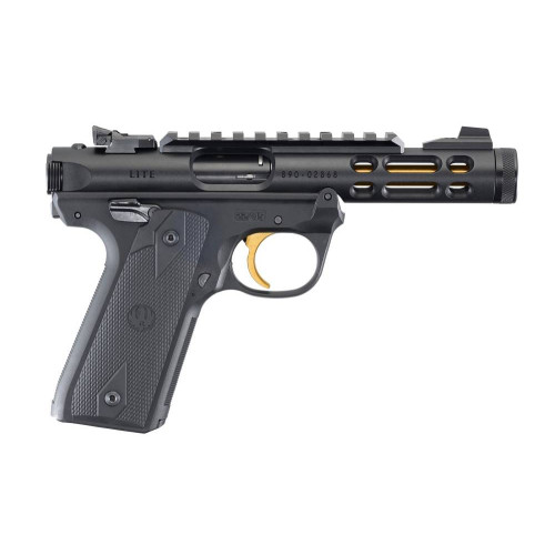 Pistolet Ruger Mark IV 22/45 Lite 22LR 4.40" 10CPS Bronze 1/2-28" Canon Or