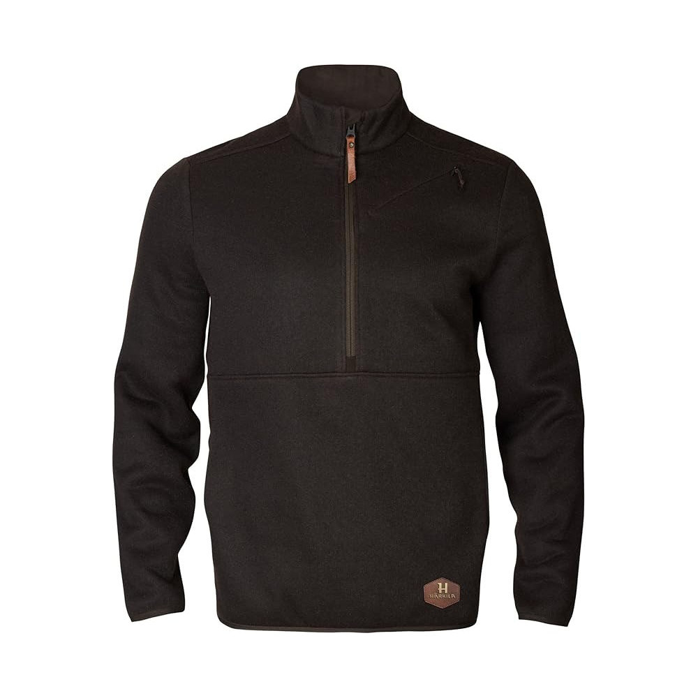 Pull à col zippé Metso Shadow Brown Harkila