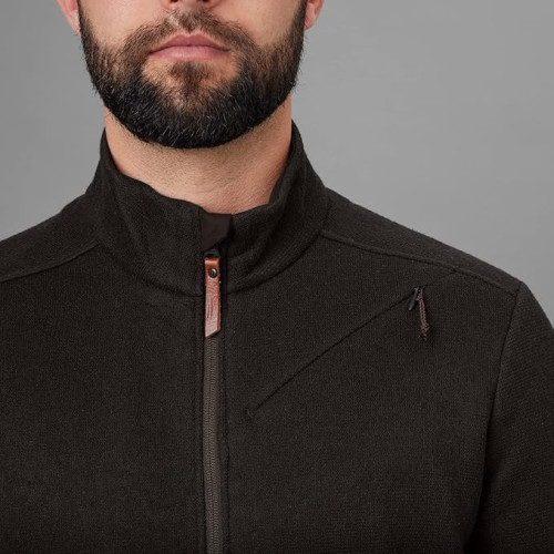 Pull à col zippé Metso Shadow Brown Harkila