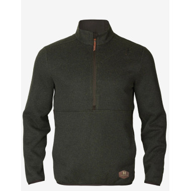 Pull à col zippé Metso Willow Green Harkila