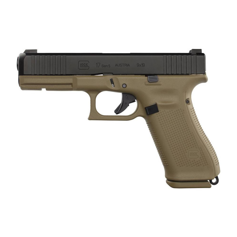Pistolet Glock 17 Gen5 FR Coyote Calibre 9X19 PM