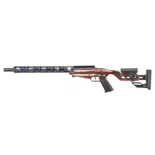 Carabine Ruger Precision Rimfire "American flag limited édition"22LR 10Cps 18" 46cm Filete 1/2-28"