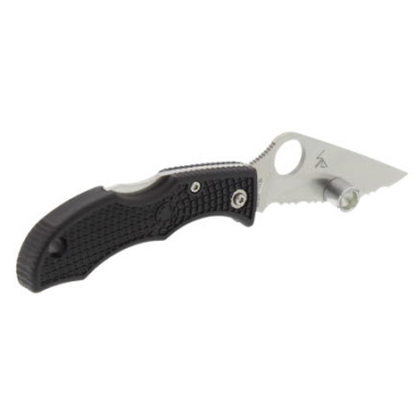 Couteau Spyderco Ladybug 3 Noir a Dents