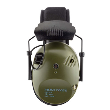 Casque antibruit électronique Vert CAS1034 B NUMAXE