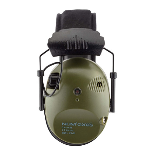 Casque antibruit électronique Vert CAS1034 B NUMAXE