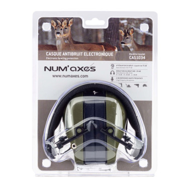 Casque antibruit électronique Vert CAS1034 B NUMAXE