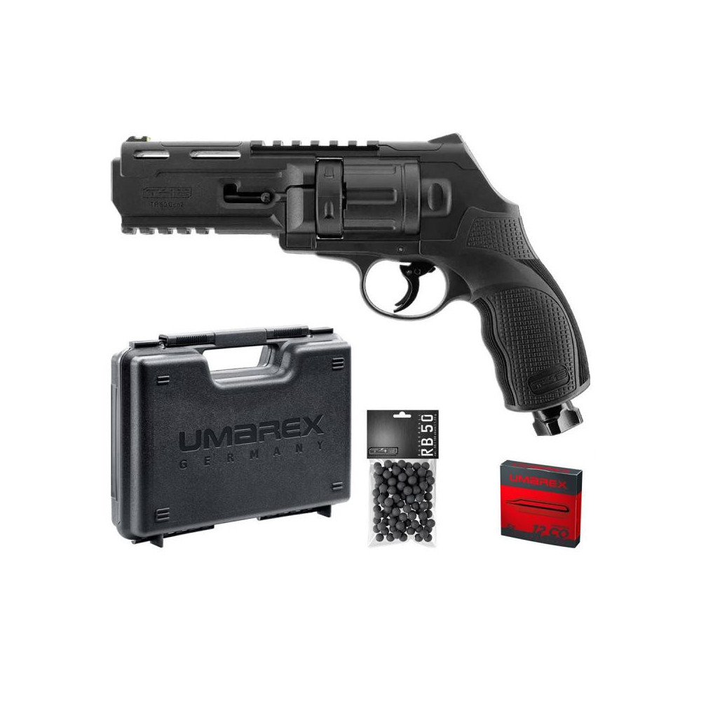 Revolver T4E TR50 Gen.2 CAL 50 en Pack - 13 J (100 Billles+5CO2+mallette)