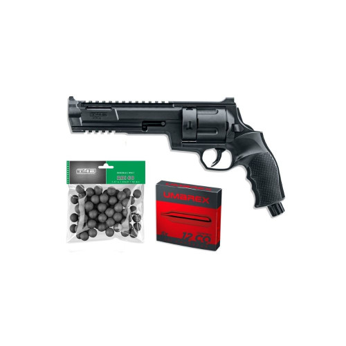 Revolver HDR 68 Pack Pret à Tirer Cal 68 (50 billes + 5 Cart CO2)