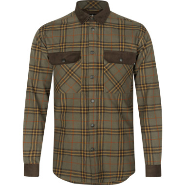 Chemise Banff Shirt Grape Leaf/Terracotta Check
