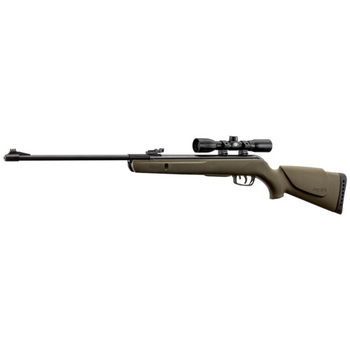 Carabine Gamo Big Cat Green 1000E Barricade 4.5 mm 19.9J + lunette LC 4 x 32 wr