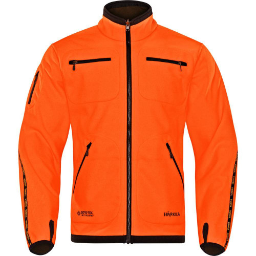 Veste Kamko fleece Hunting green/Orange blaze Réversible Harkila