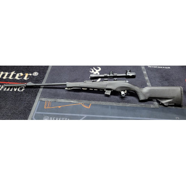 Carabine Hatsan C/22LR - Synthétique Filetée+lunette+silencieux+2 chargeurs en Pack