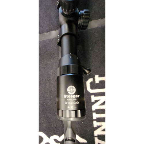 Carabine custom Ruger American Rimfire 22LR Noire Lunette 3-9X40 Housse