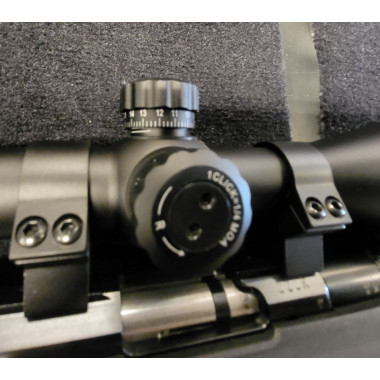 Carabine custom Ruger American Rimfire 22LR Noire Lunette 3-9X40 Housse